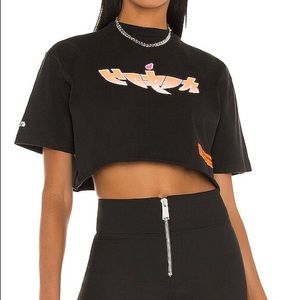 Heron Preston cropped tee